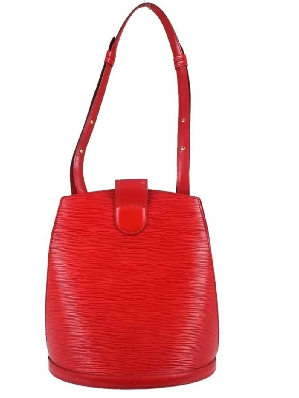 Louis Vuitton Red Epi Cluny Shoulder Bag